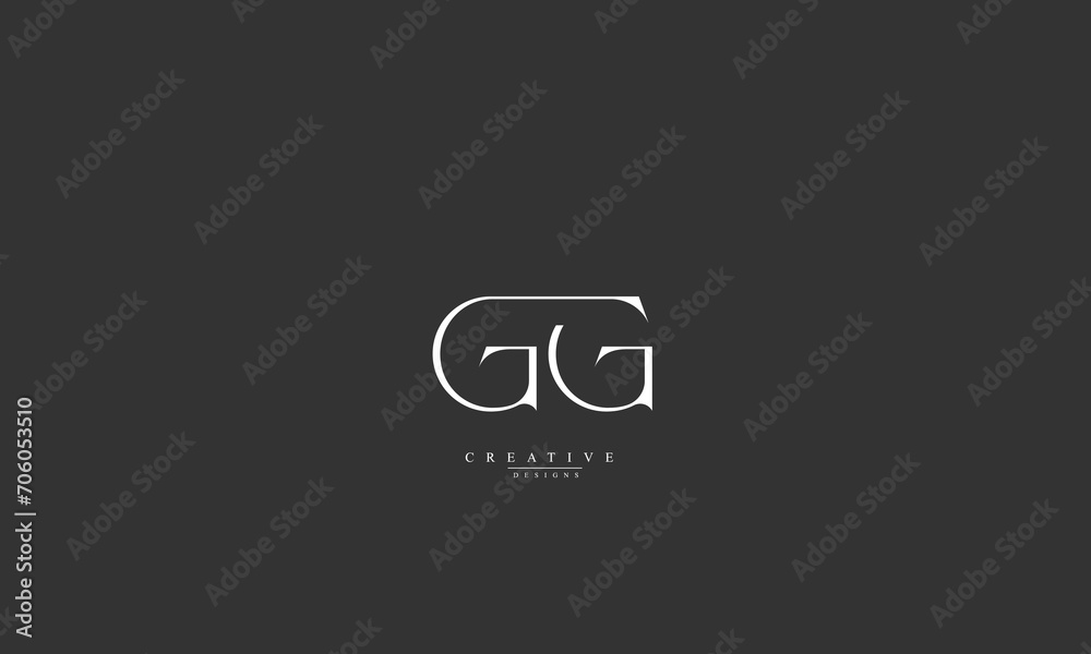 Alphabet letters Initials Monogram logo GG G Alphabet letters Initials Monogram logo GG G
