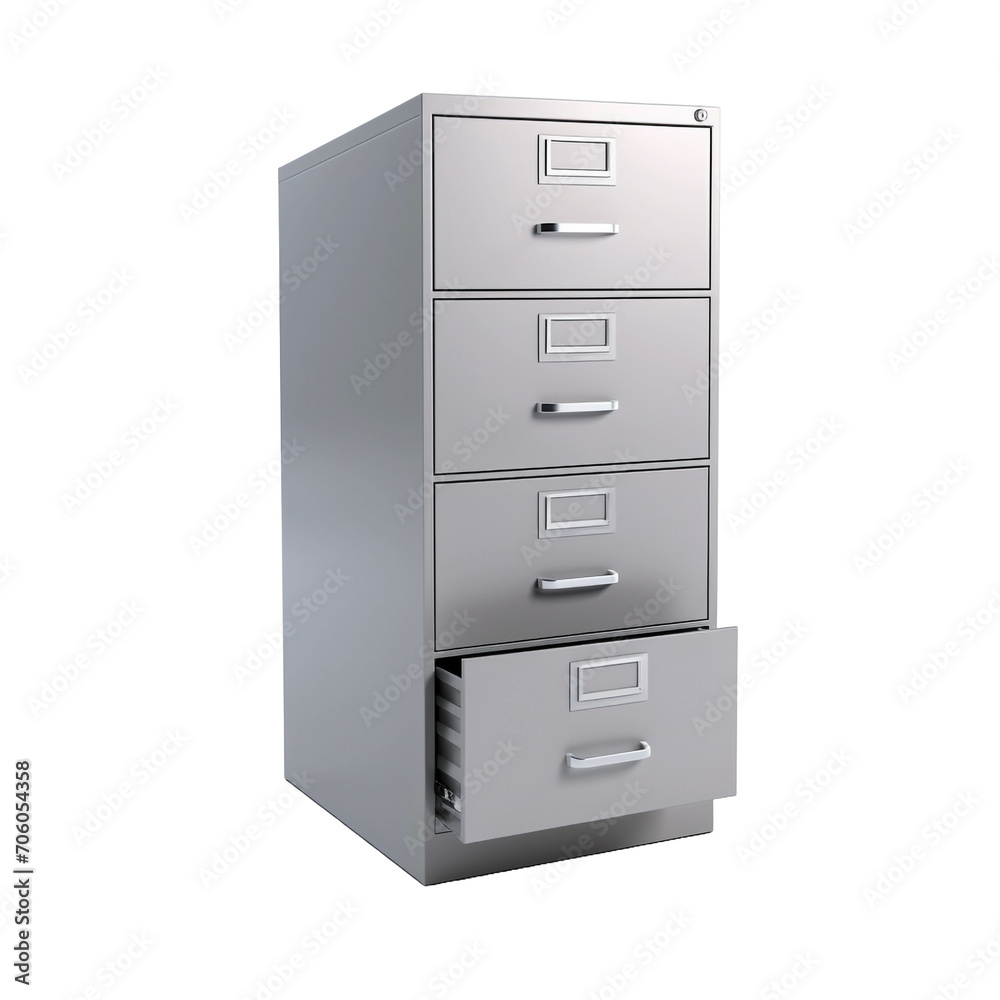 Filing cabinet isolated on transparent background Filing cabinet isolated on transparent background