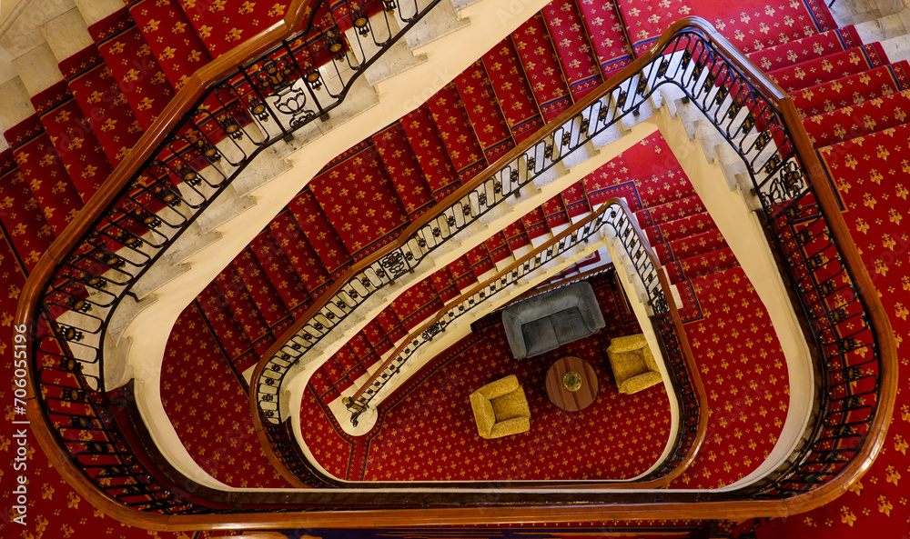 staircase in the building