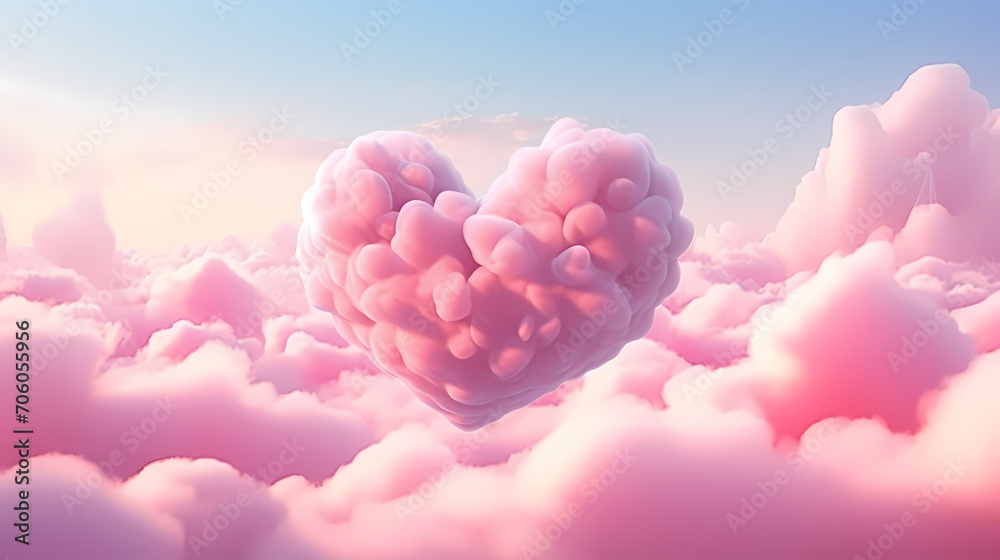 Fototapeta premium Valentine's Day, hearts, Valentine's Day background, wedding background