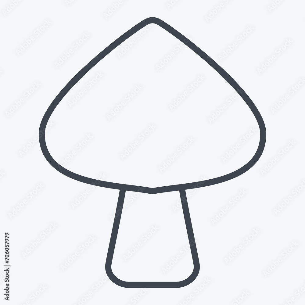 Icon Hallucinogenic. related to Addiction Dictionary symbol. line style. simple design editable. simple illustration Icon Hallucinogenic. related to Addiction Dictionary symbol. line style. simple design editable. simple illustration