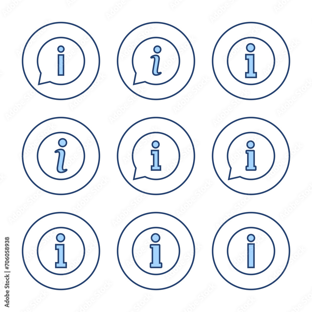 Information sign icon vector. about us sign and symbol. question mark icon Information sign icon vector. about us sign and symbol. question mark icon