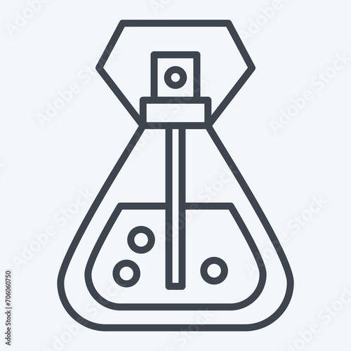 Icon Perfume. related to Saudi Arabia symbol. line style. simple design editable. simple illustration