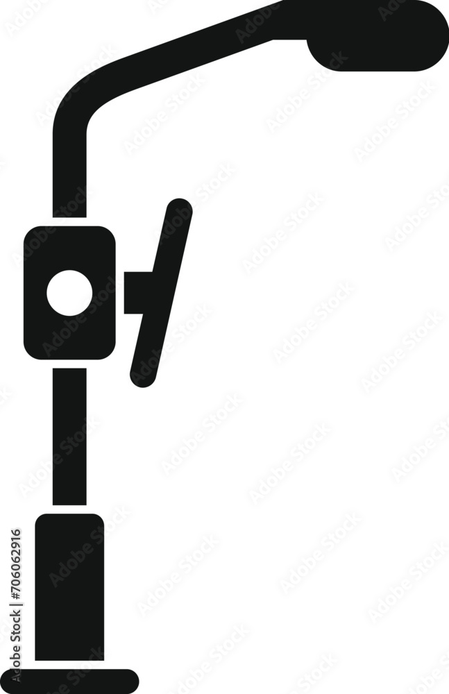 Safety road sensor icon simple vector. Stop smart view. Control view Safety road sensor icon simple vector. Stop smart view. Control view