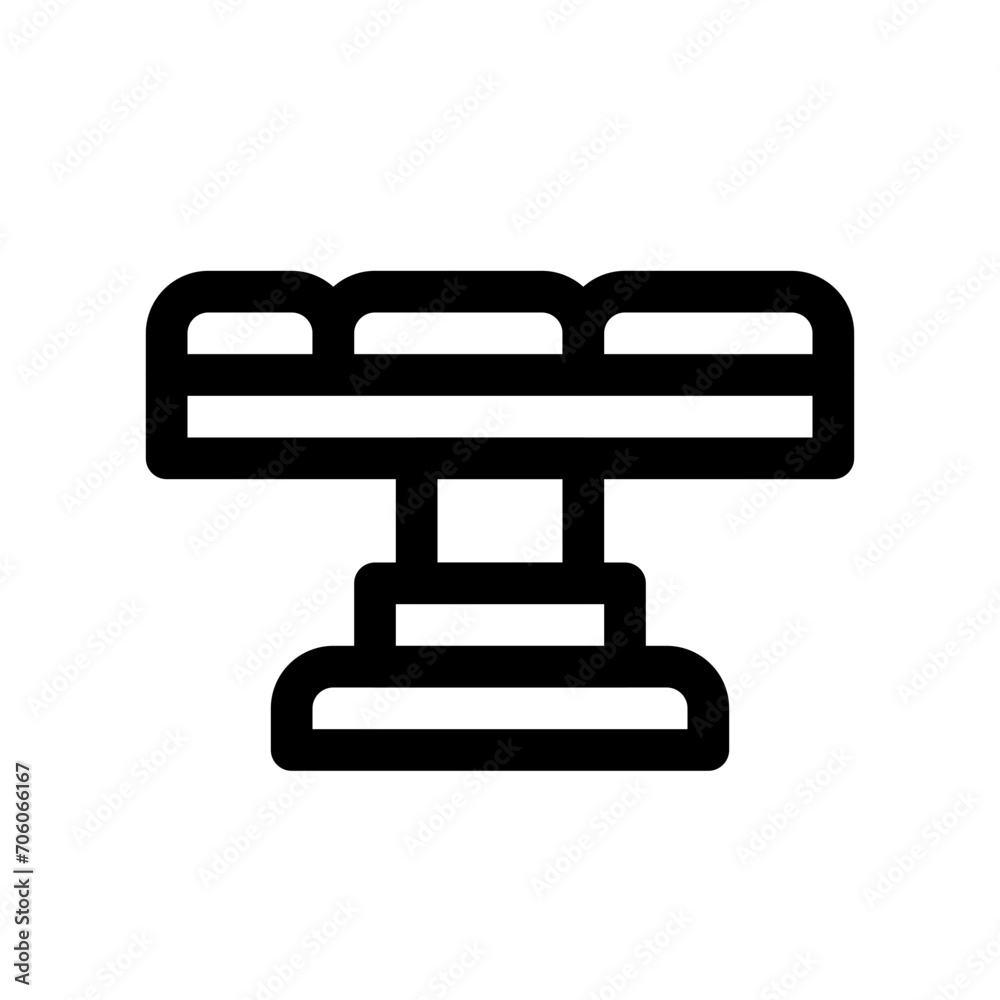 Surgical Bed Icon Surgical Bed Icon