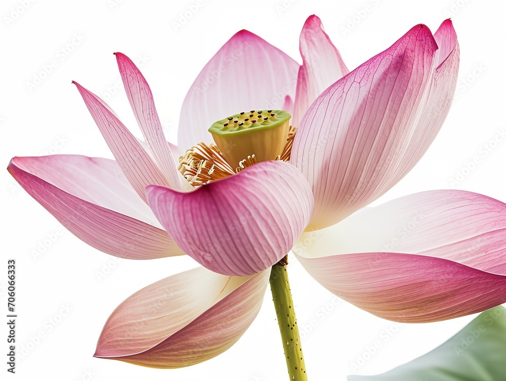 Pink lotus flower. Pink lotus flower.