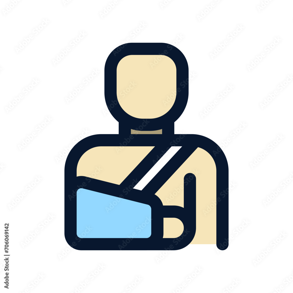 Broken Arm Icon