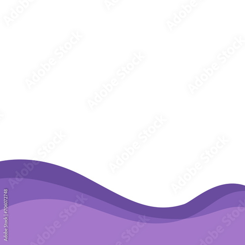 Purple Footer overlay