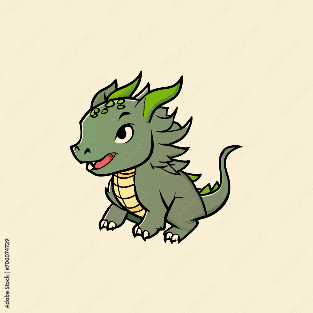 cute cartoon dragon