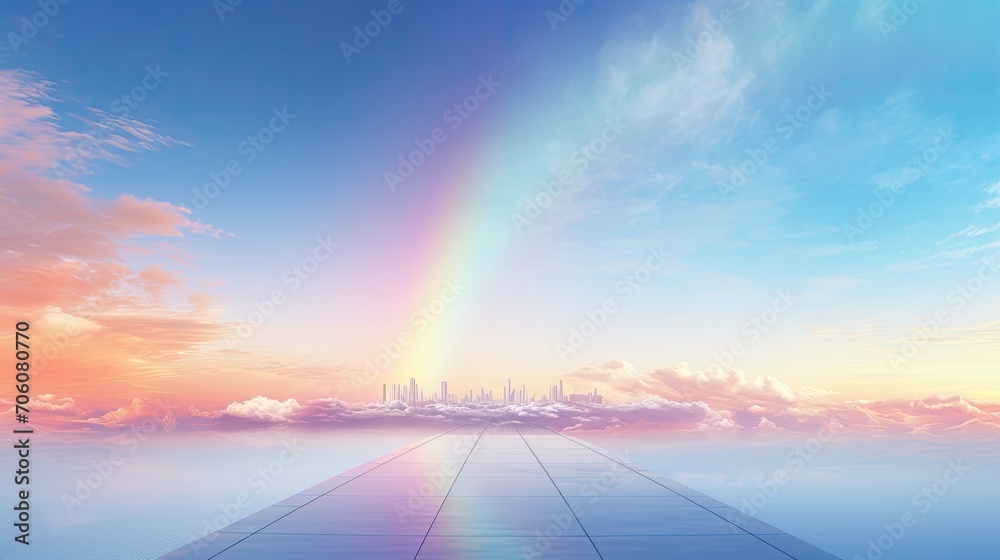 Regenbogen Skyline Regenbogen Skyline