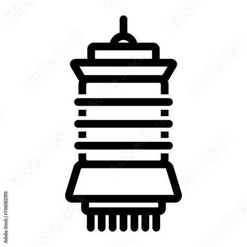 Lunar new year icon. Traditional chinese lantern
