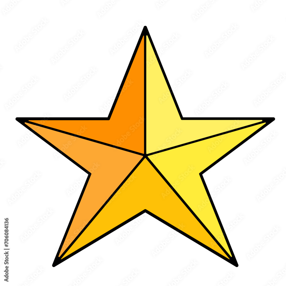 Obraz premium star icon vector illustration 