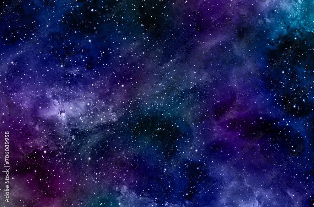 A space of the galaxy ,atmosphere with stars at dark background	