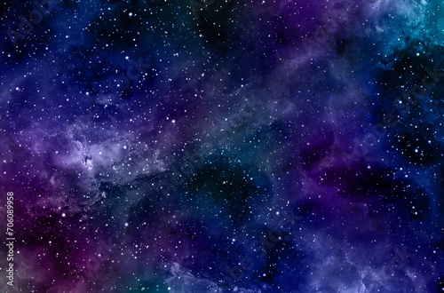 A space of the galaxy ,atmosphere with stars at dark background 