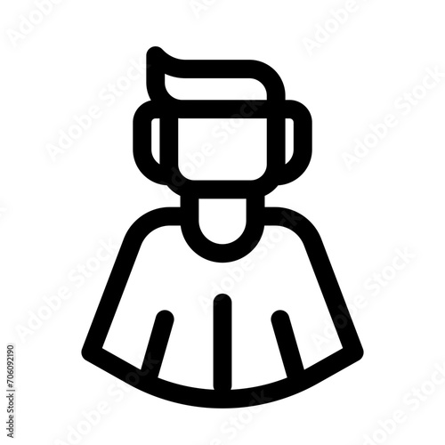 Barber Cape Icon