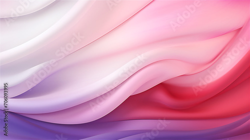 Pink and purple gradient silk texture wavy background 