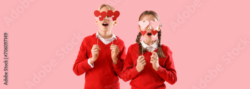 Funny little children with ...