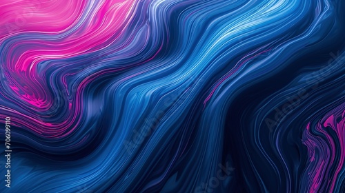 Abstract fluid liquid curved wave with copy space background photo