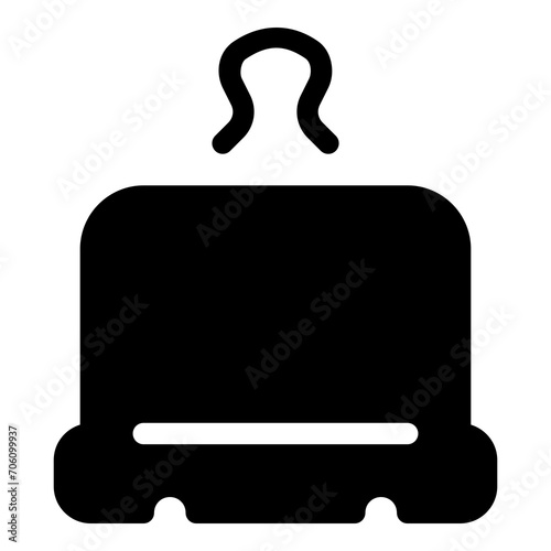 Binderclip icon for organized documents photo
