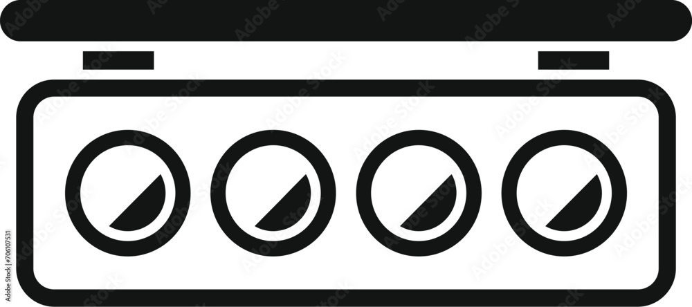 Korean make up product icon simple vector. Care skin. Fashion beauty Korean make up product icon simple vector. Care skin. Fashion beauty