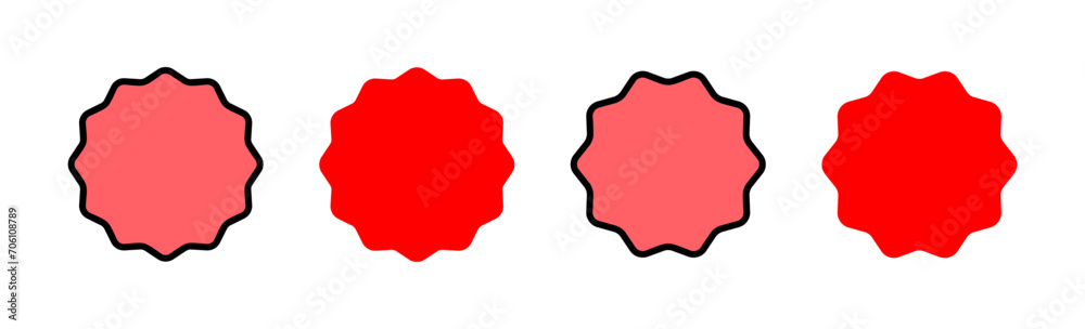 Badge icon set illustration. Awards icon vector. Achieve sign and symbols Badge icon set illustration. Awards icon vector. Achieve sign and symbols