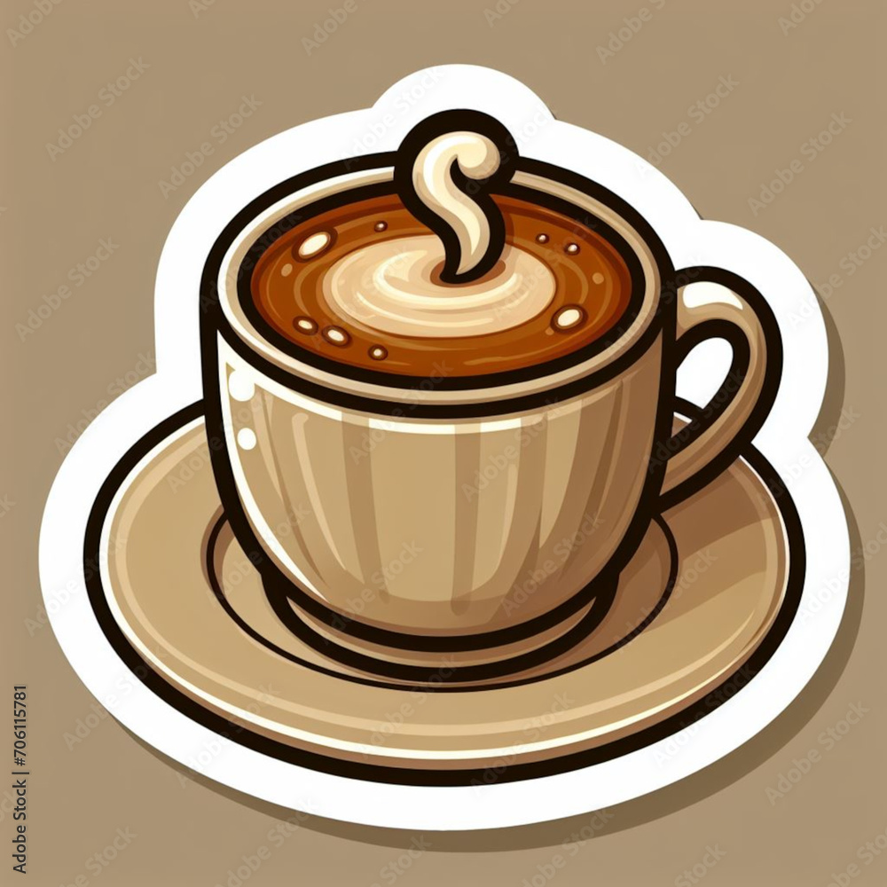 Obraz premium A cup of coffee