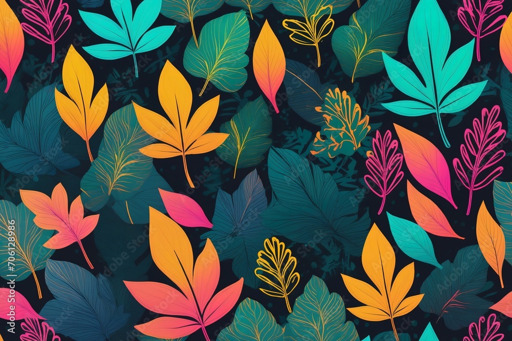 Beautiful plant themed wallpaper