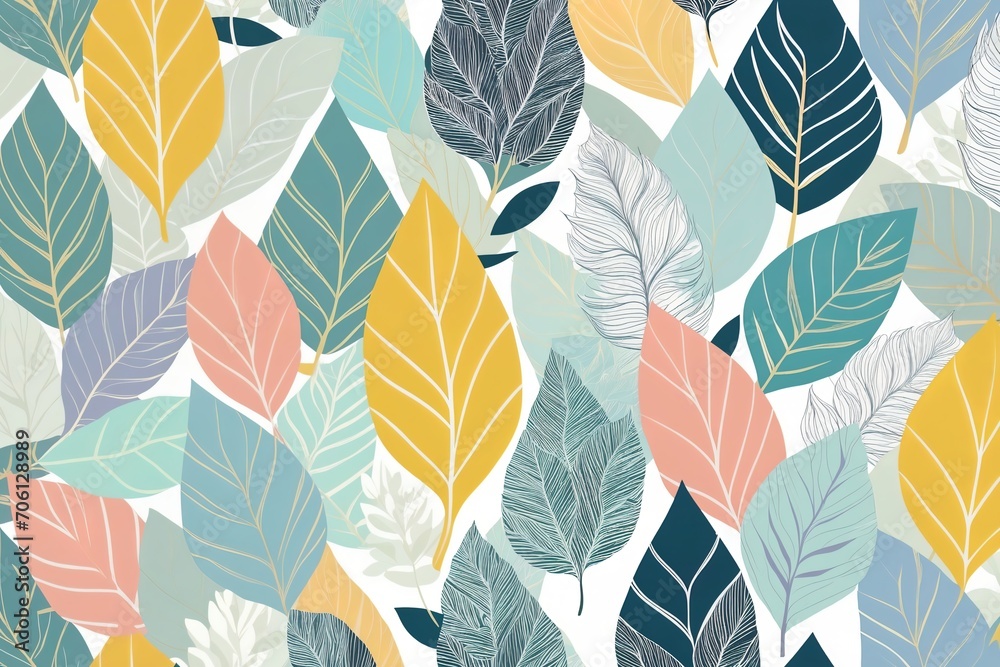 Beautiful plant themed wallpaper