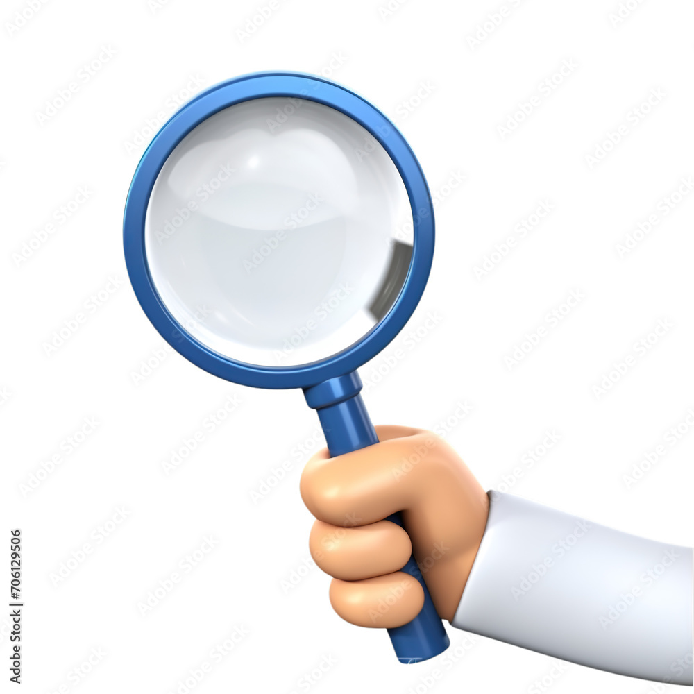 magnifying glass in hand magnifying glass in hand