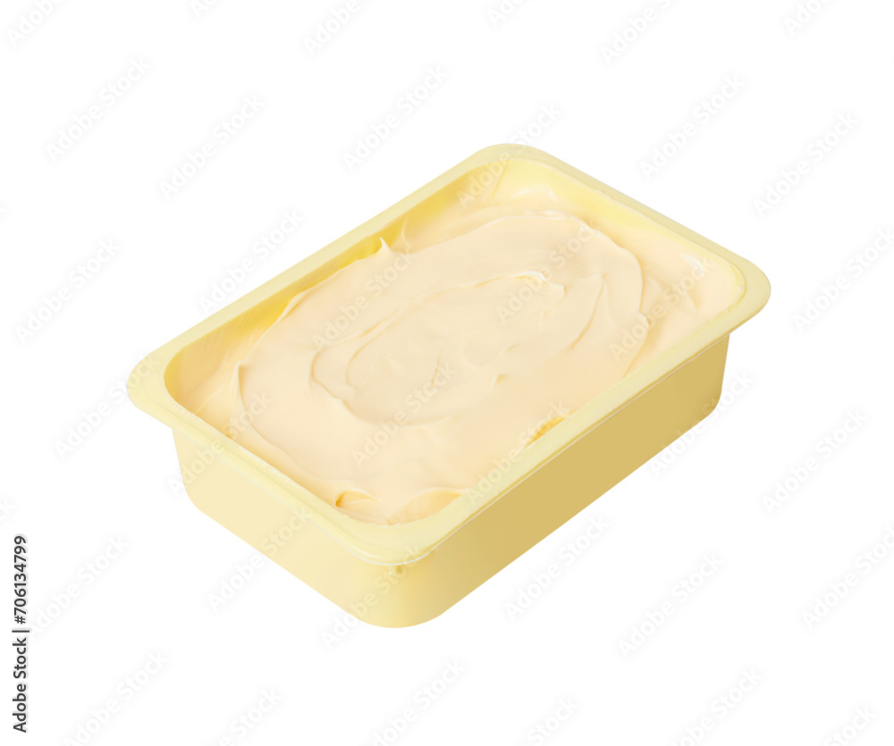 Processed cheese on white Processed cheese on white