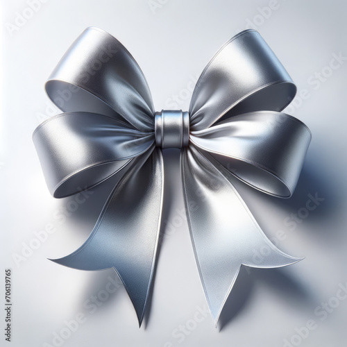 image of a single, elegant ribbon bow