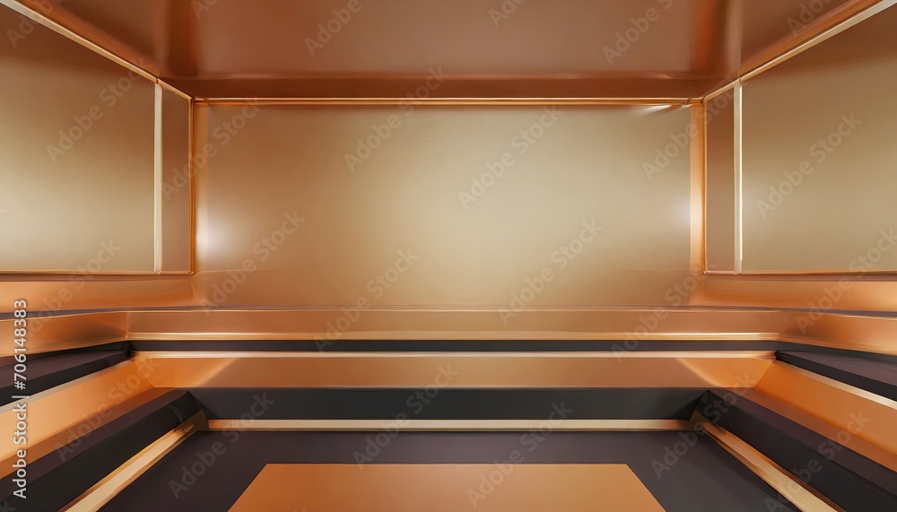 Abstract bronze background with smooth lines for design purpose. Abstract bronze background with smooth lines for design purpose.