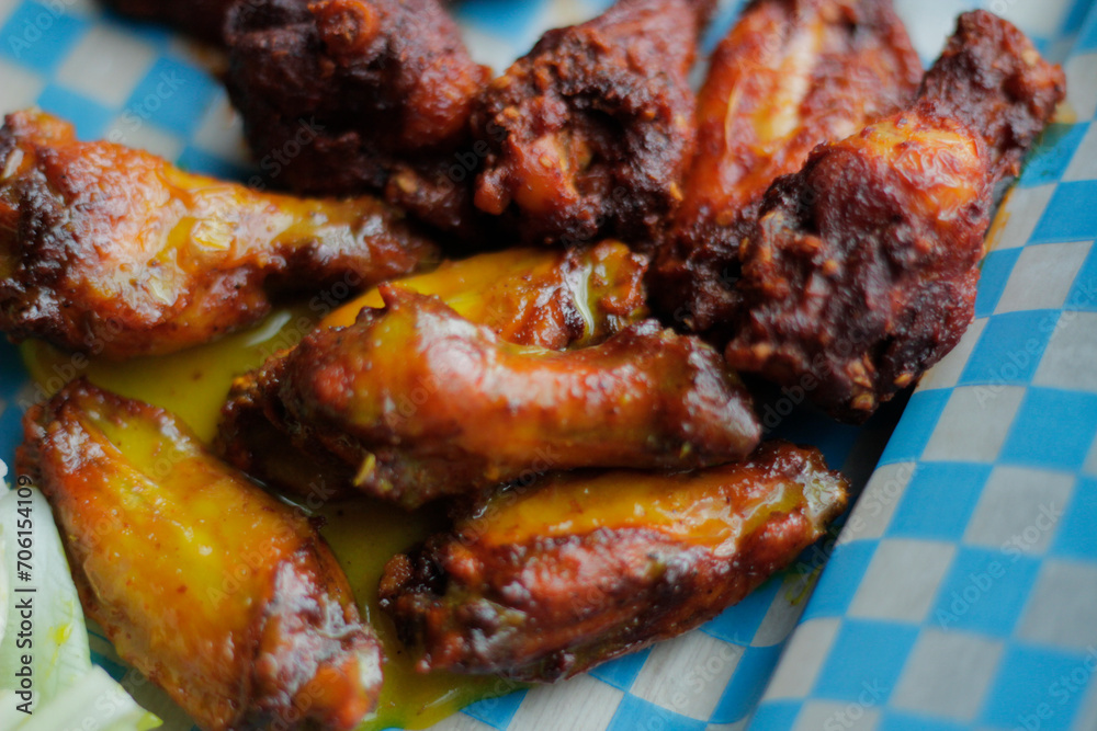 Satisfaction Plate: Wings that Conquer Hunger