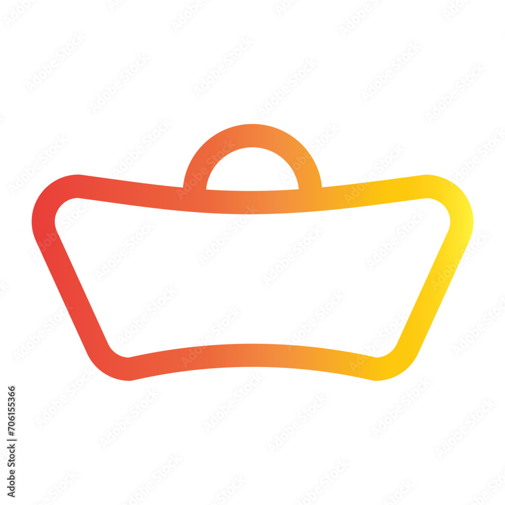 Chinese new year icon with line color Chinese new year icon with line color