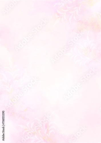 Pink pastel Stains and Blob on watercolor paper Texture Backgrounds, Soft pastel background artistic element for templates invitation card design