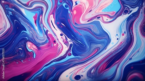 In high definition, witness the lively burst of colors as the camera zooms in on intricate marble texture