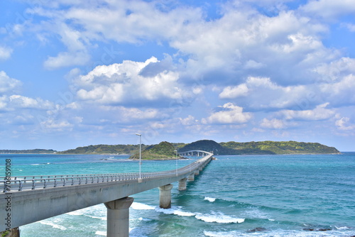 角島大橋 山口 日本海