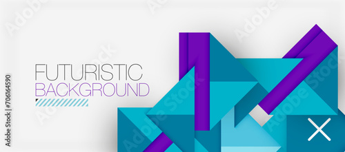 Triangle Vector Background Illustration For Wallpaper, Banner, Background, Card, Book Illustration, landing page