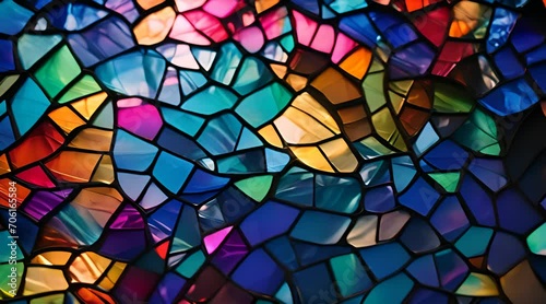 mosaic stained glass window