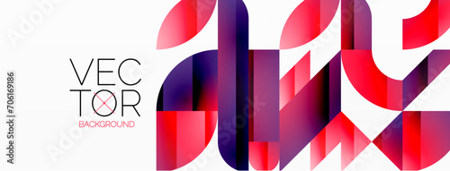 Abstract masterpiece formed by delicate interplay of circles, squares, and triangles. Geometric elements converge in harmonious chaos, evoking sense of modern creativity. Symphony of shapes