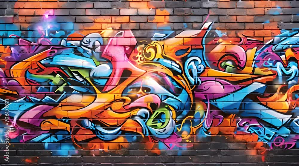 graffiti on wall