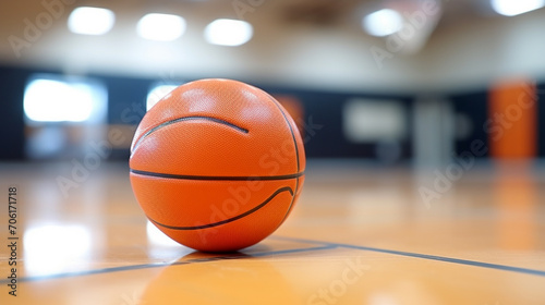 basketball ball on the court © Ahmad