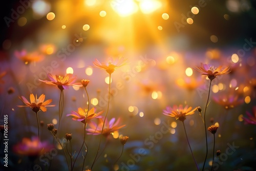 Surreal Sunshine: Create a surreal scene by capturing flowers.