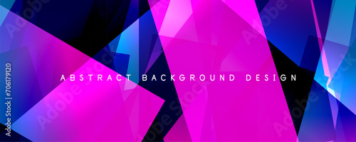 Breaking Glass Background, Kaleidoscope effect. Transparent Straight Lines. Dynamic Light Rays effect. Vector Illustration For Wallpaper, Banner, Background, Card, Book Illustration, landing page