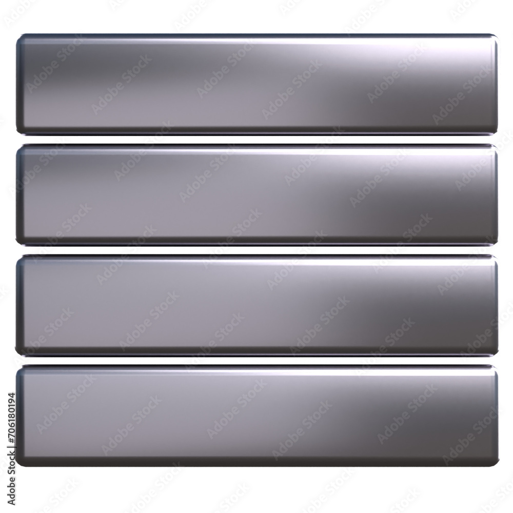 silver abstract shape