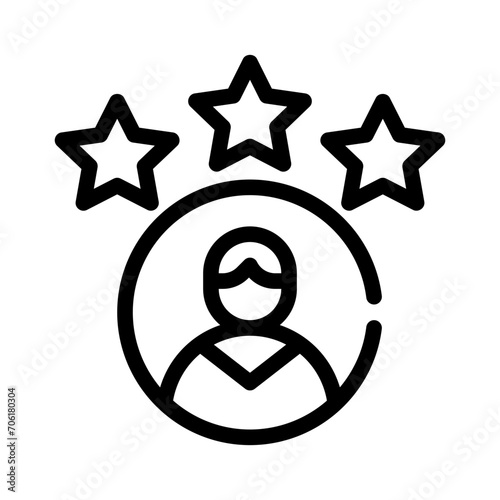 best customer experience line icon