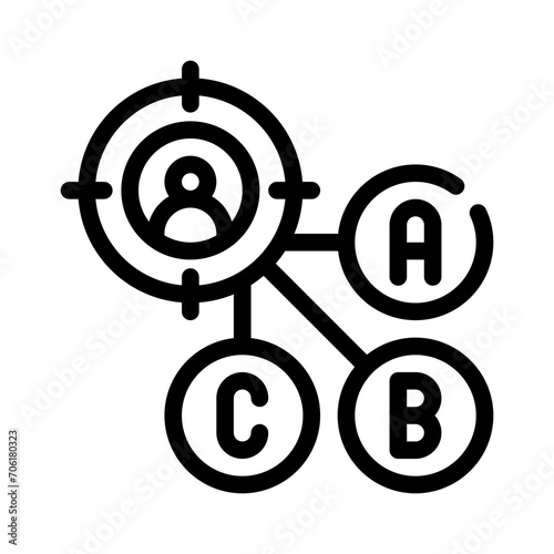 segmentation line icon