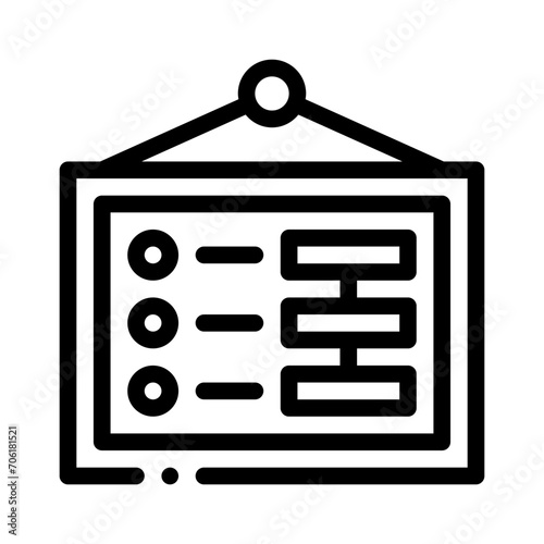 story board line icon