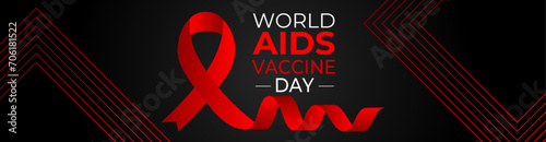 World AIDS Vaccine Day. AIDS Vaccine Concept. International World Aids Vaccine Day 18th May awareness poster design. Template for background, banner, card, poster, HBV, Vaccine. vector illustration