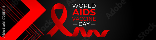 World AIDS Vaccine Day. AIDS Vaccine Concept. International World Aids Vaccine Day 18th May awareness poster design. Template for background, banner, card, poster, HBV, Vaccine. vector illustration